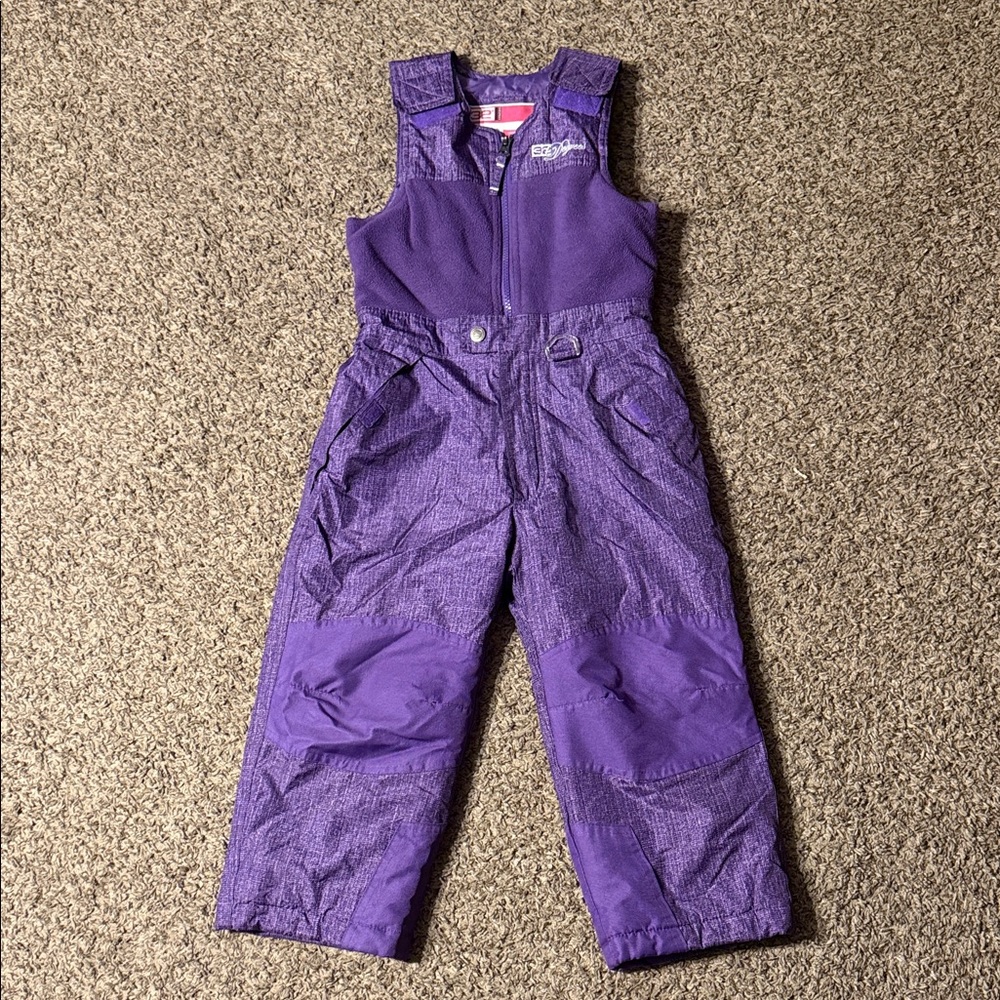 32 Degrees Kids Purple Overalls
